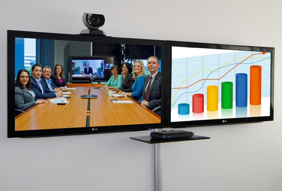 Videokonferenz Systeme Bildschirme